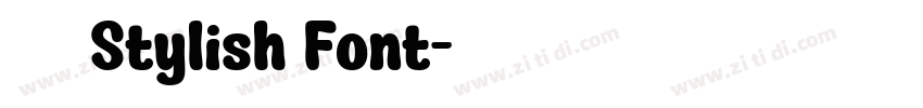 获取 Stylish Font字体转换